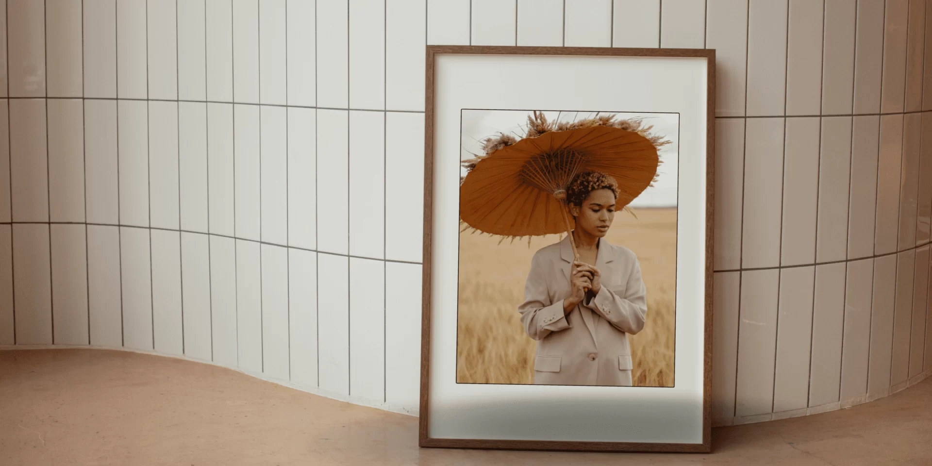 Mockup photo dans un cadre